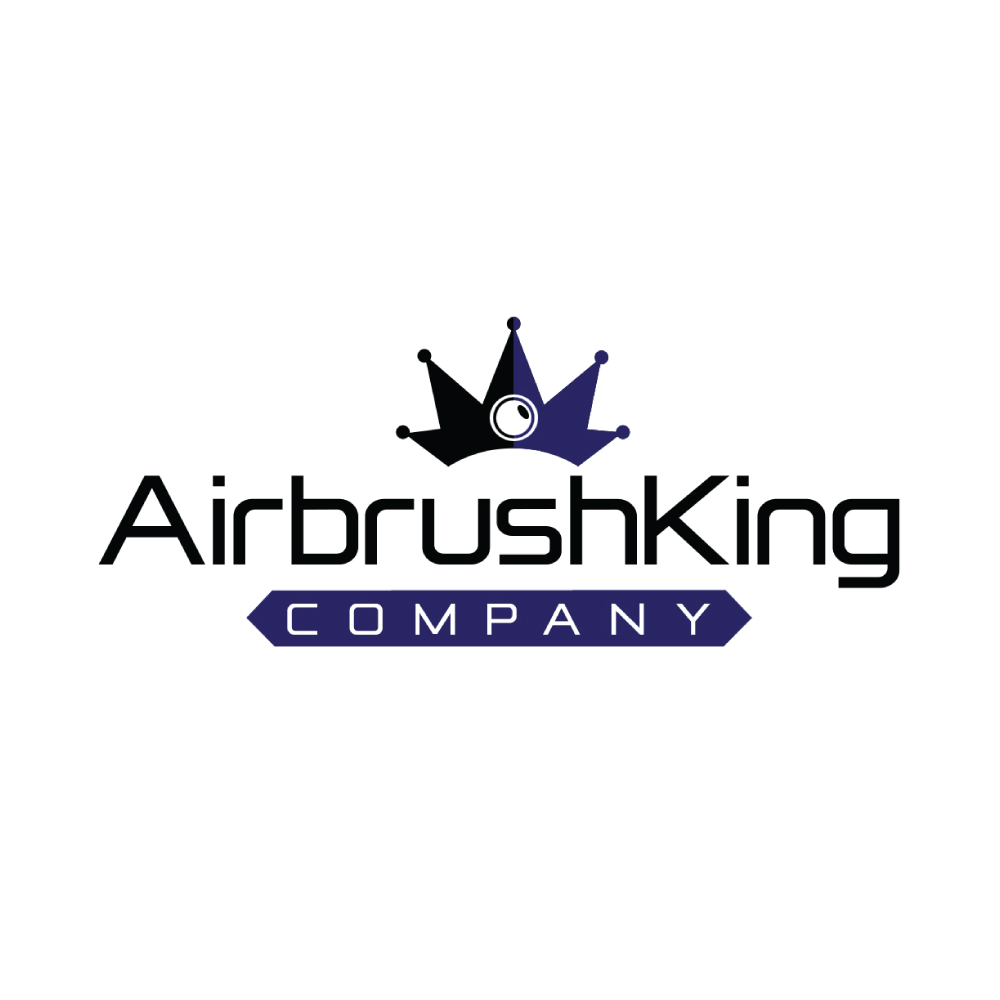 AirbrushKing Company Logo Royal Blue